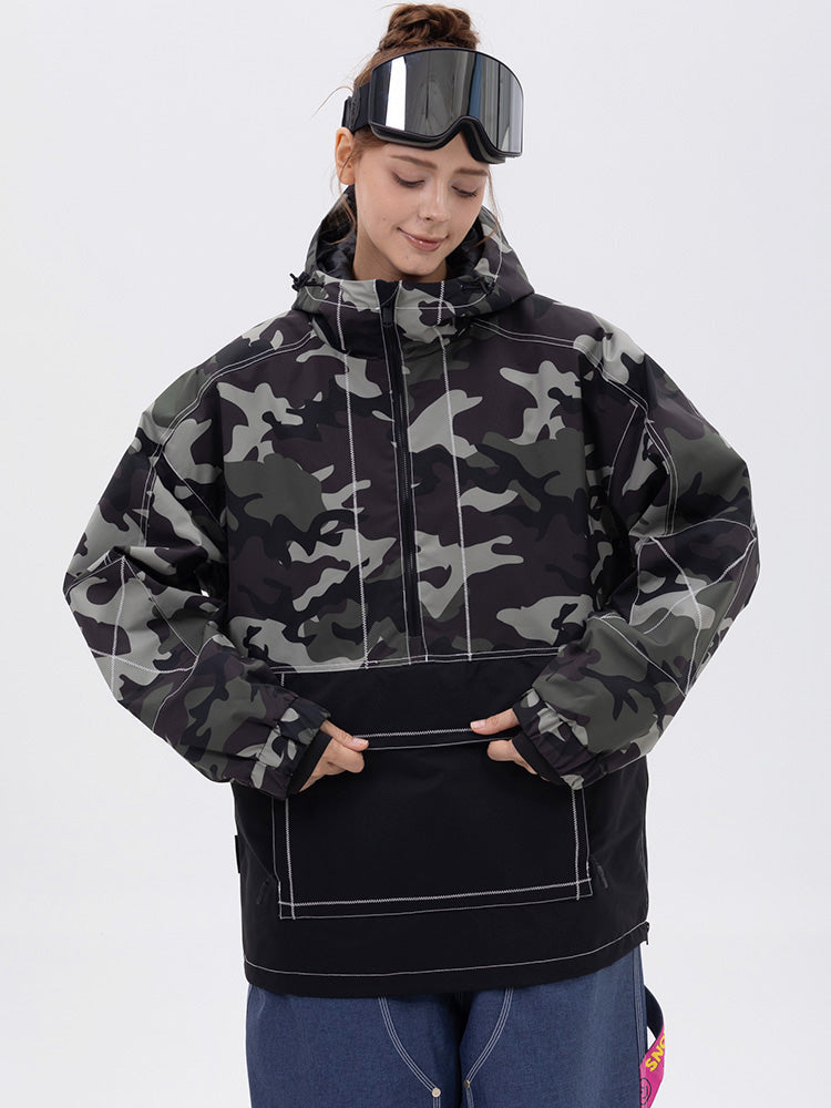 Mountain Vibe Streetstorm Pullover-Snowboardjacke für Damen – Ganzjahresjacke