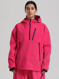 Gsou Snow Damen-Pullover-Anorak, strapazierfähig, Bergflauschig, Baggy-Schneejacke