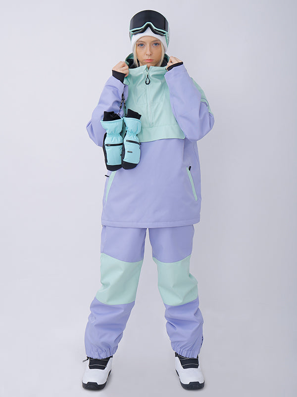 Snowverb Alpine Ranger Colorblock Anorak Snowboardjacke für Damen