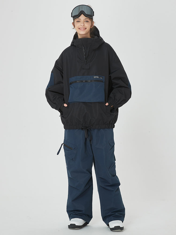 Damen Winter Bomber Schneeanzug Prime Baggy Snowboardjacke & Hose