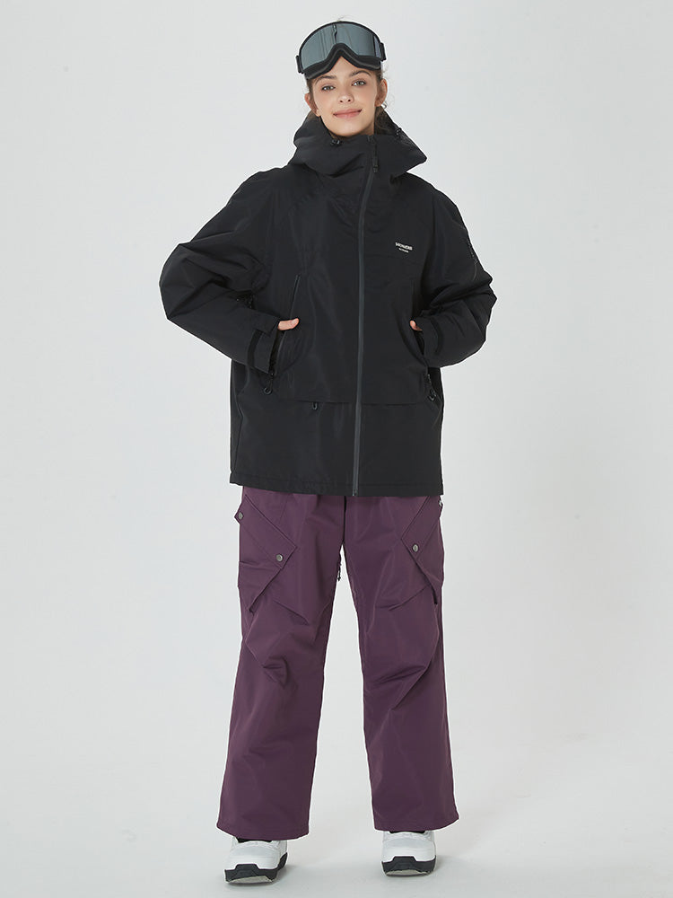 Mountain Breaker Anorakjacke für Damen mit passender Cargo-Snowboardhose