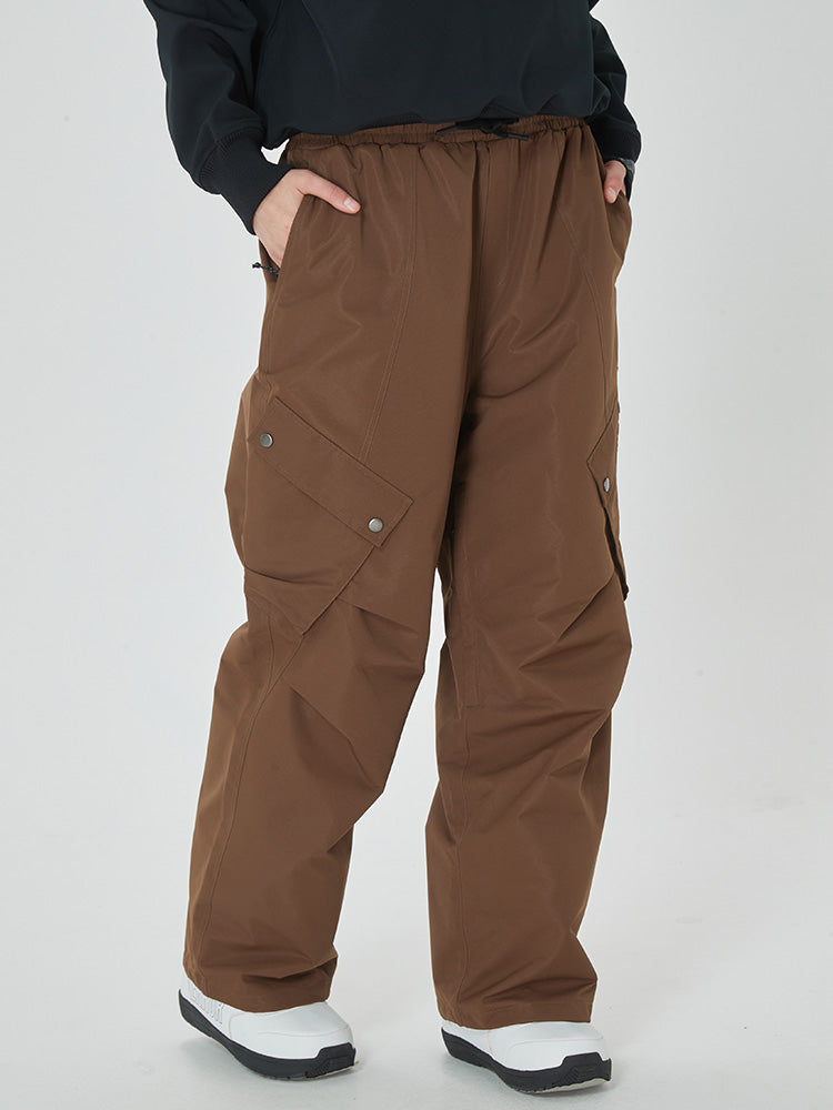 Damen-Schneehose Mountain Chill Swag mit Cargotaschen und lockerem Sitz