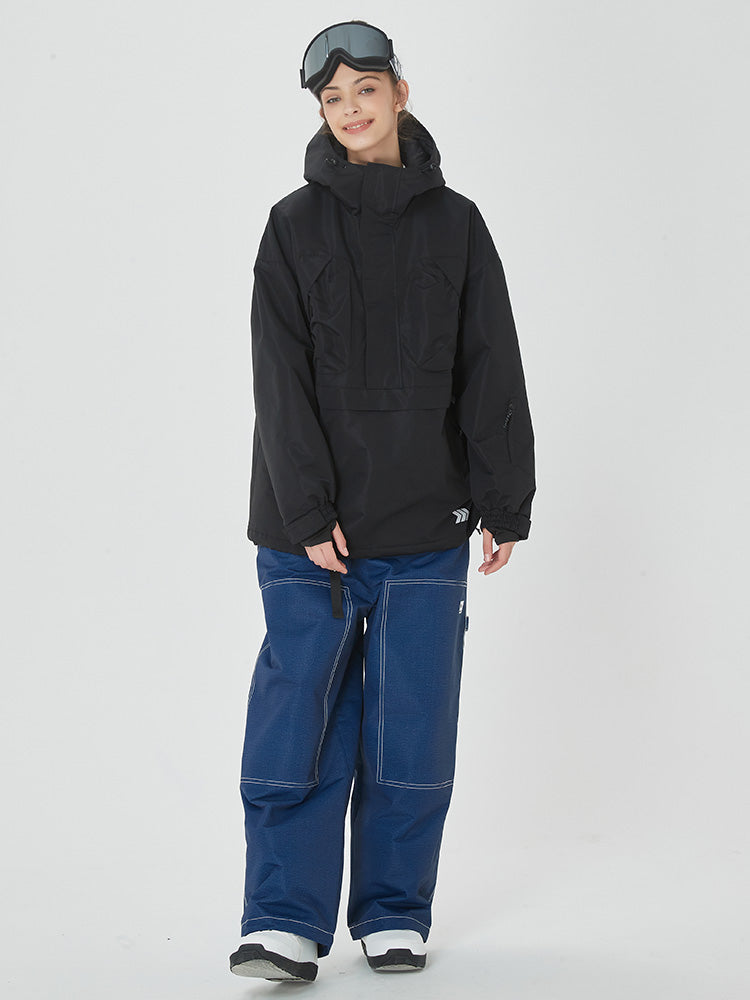 Damen-Mountain-Freerider-Freestyle-Snowboardanzug Anorak Snowboardjacke & -hose