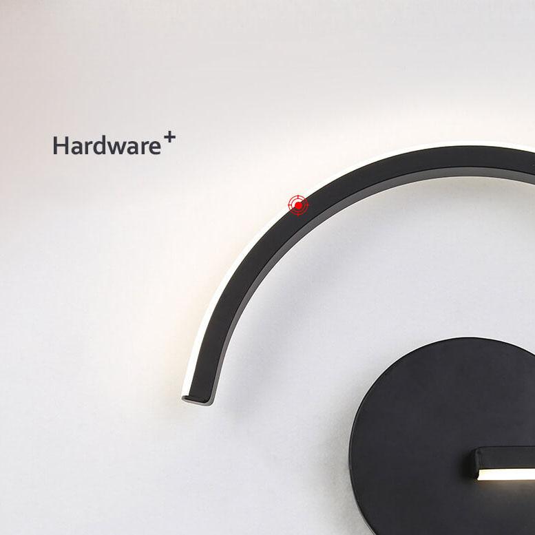 Luvano LED Wandleuchte Bogen minimalistisch