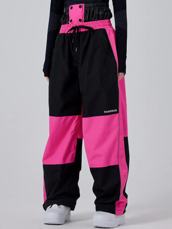 Dook Snow Fancy Block Baggy Snowboardhose für Damen
