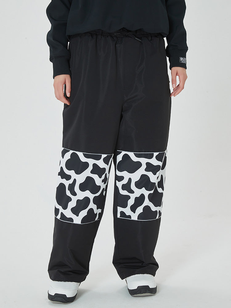 Swaggy Herren Cargo-Schneehose mit reflektierenden Knieeinsätzen