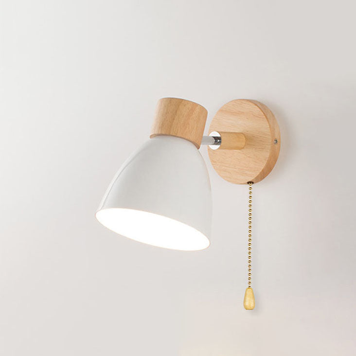 Luvano Wandleuchte Holz Eisen Macaron minimal