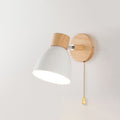 Luvano Wandleuchte Holz Eisen Macaron minimal