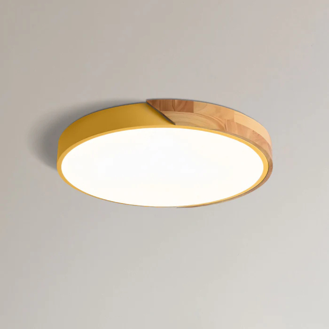 Luvano LED Deckenleuchte Holz Nordic modern