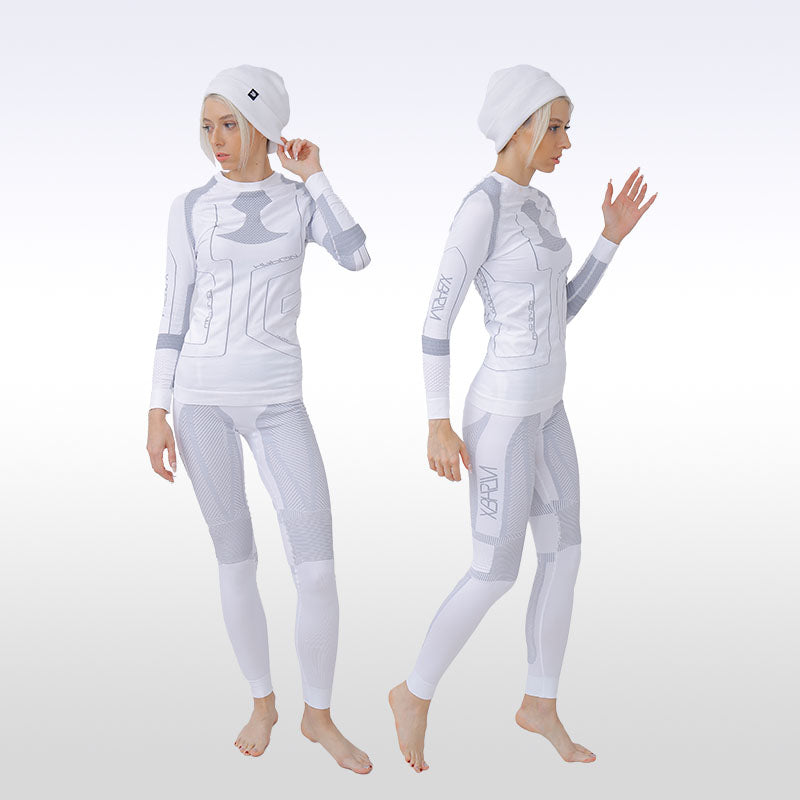 Damen Komfortables Warmes Tech Funktionelles Baselayer-Set