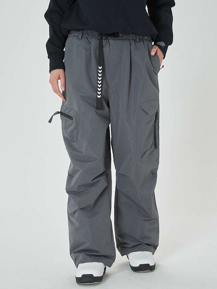 Prime Mountain Baggy-Skihose für Damen mit zwei seitlichen Cargotaschen