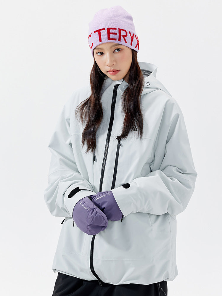 Damen-Unisex-3L-Schneejacke „Snow-Peak Baggy“ von Nandn
