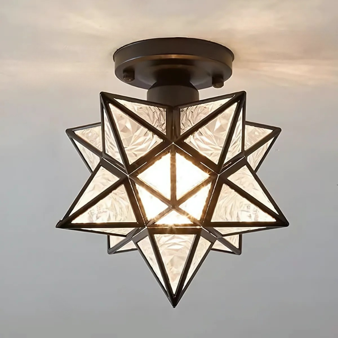 Luvano Xelio LED Deckenleuchte Stern geometrisch