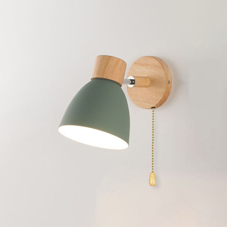 Luvano Wandleuchte Holz Eisen Macaron minimal