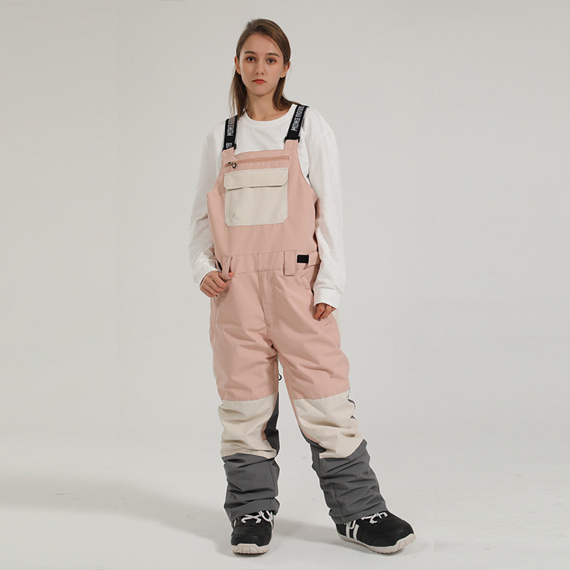 Ski Latzhose Damen rückenfrei, Ansicht 3
