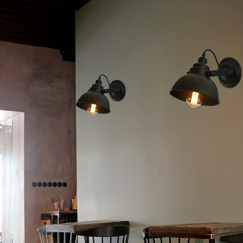 Luvano Wandleuchte Industrial Vintage Metall