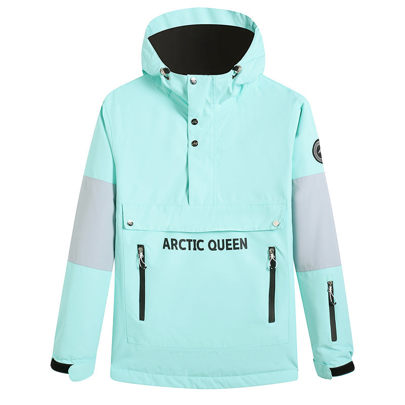 Mountain Challenger Herren-Anorak-Schneejacke mit halbem Reißverschluss