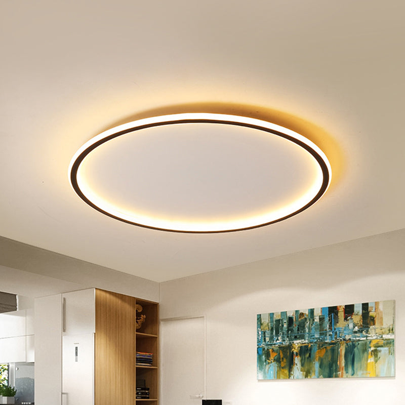 Luvano LED Deckenleuchte Scheibe Nordic flach