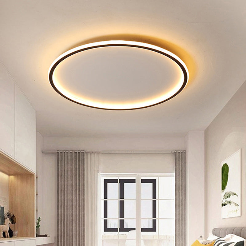 Luvano LED Deckenleuchte Scheibe Nordic flach