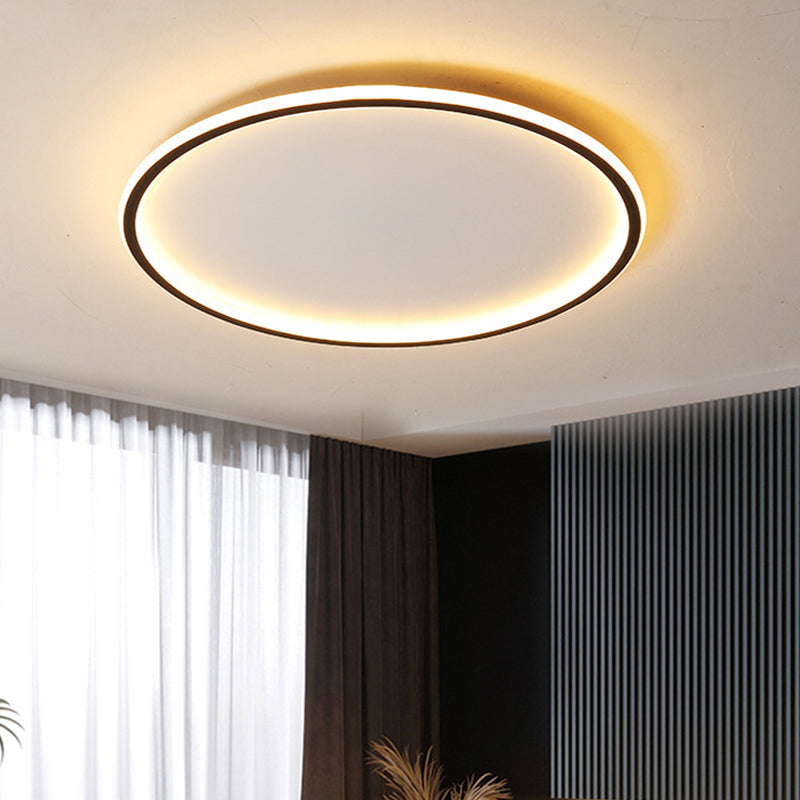 Luvano LED Deckenleuchte Scheibe Nordic flach