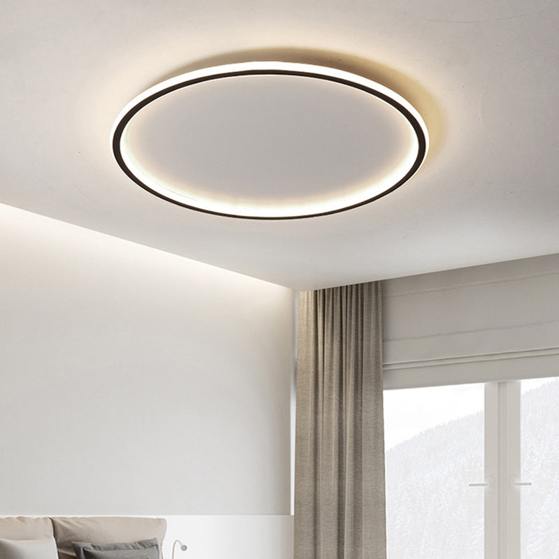 Luvano LED Deckenleuchte Scheibe Nordic flach