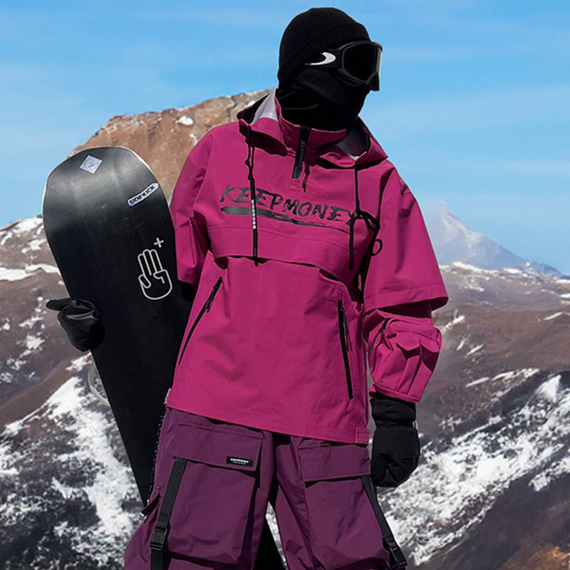 Keep Money Mountain Chill Baggy Snowboardjacke für Herren