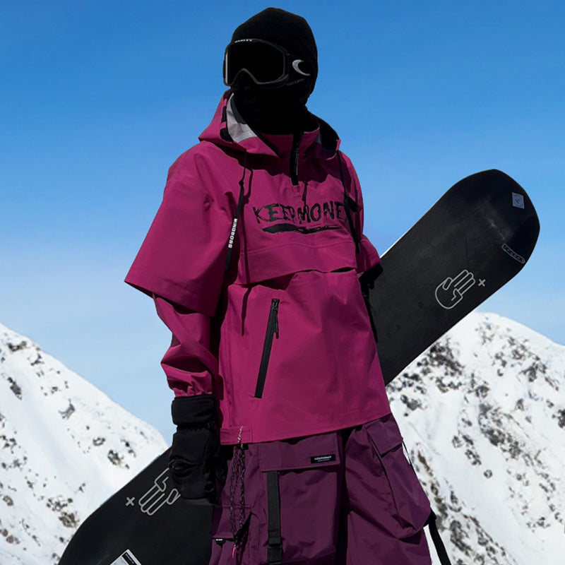 Keep Money Mountain Chill Baggy Snowboardjacke für Herren