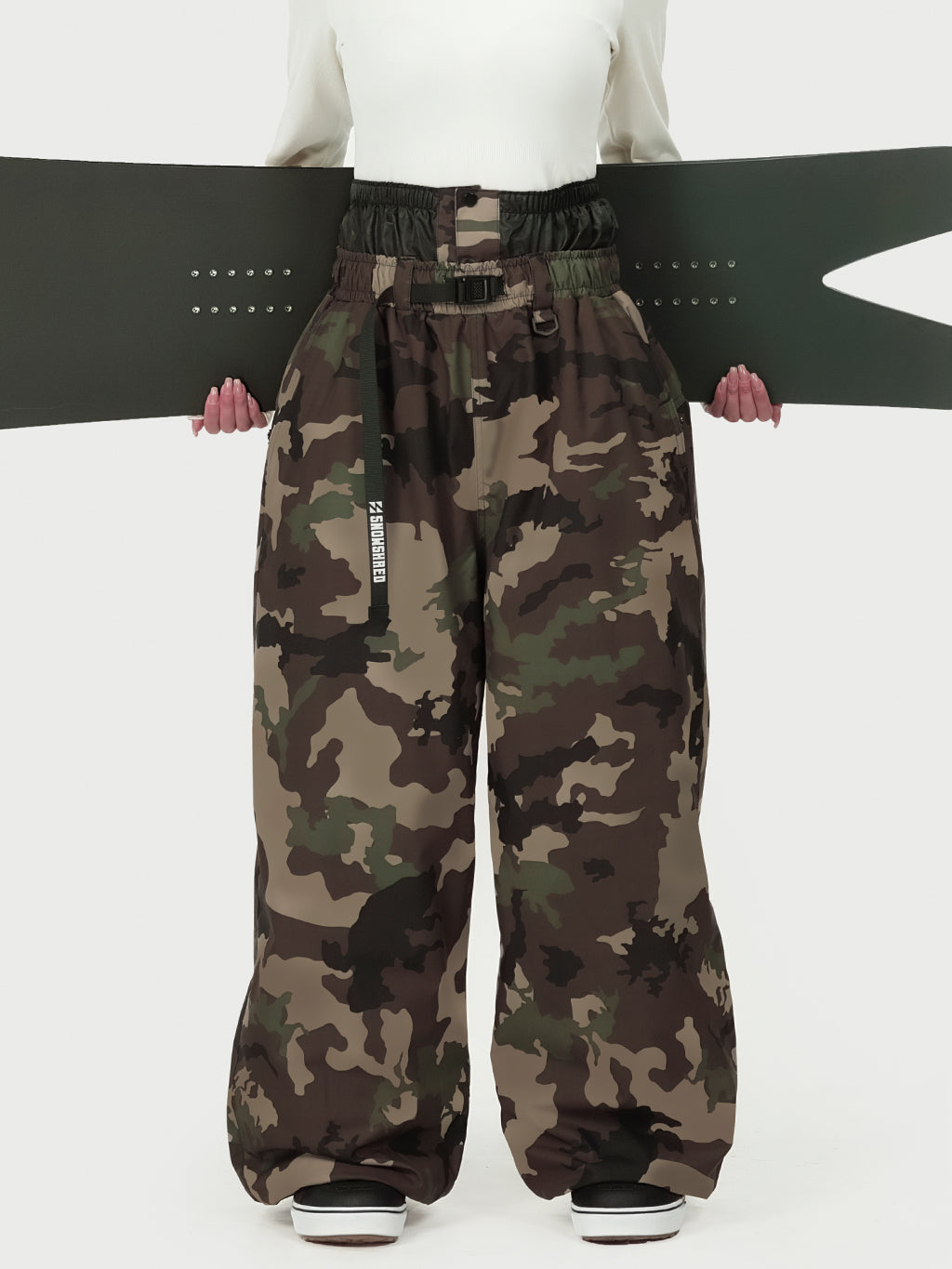 Hyper Beast Damen Strapazierfähige Allzweck-Freestyle-Schneehose im Baggy-Stil