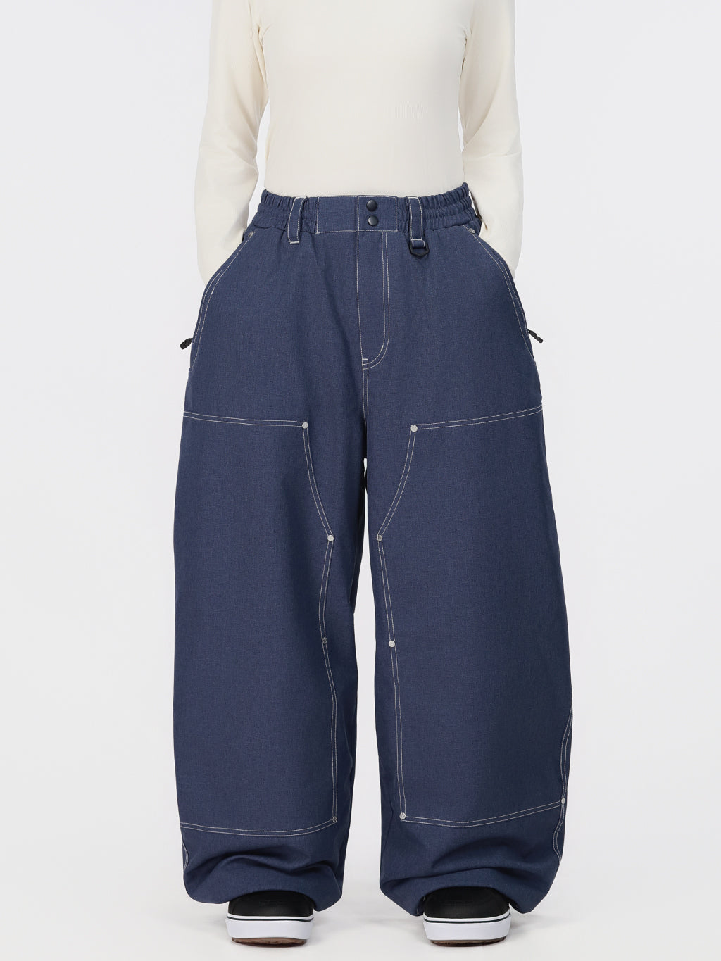 UrbanCraft Utility Freeride Baggy Snowboardhose für Damen mit verstärkten Einsätzen