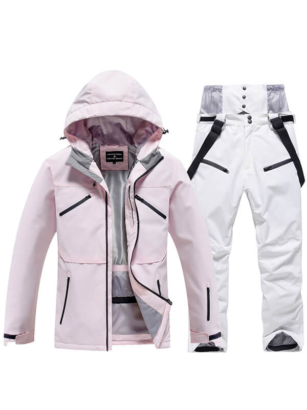 Isoliertes Damen-Schneejacken- und Hosen-Set „Fluid Ice Dancer“