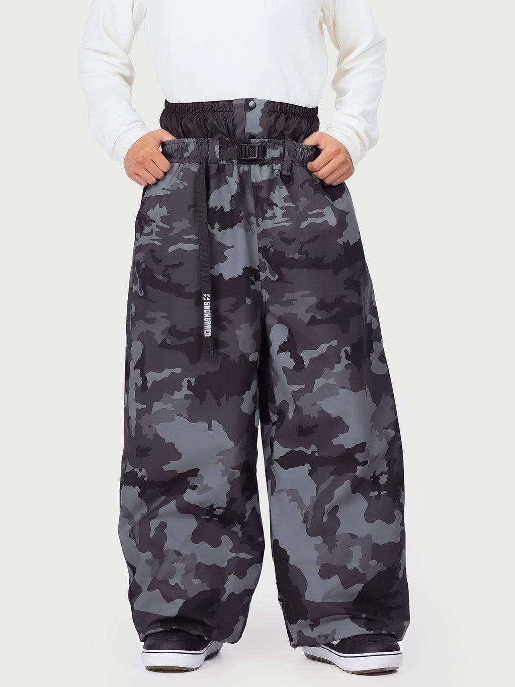 Hyper Beast Herren Strapazierfähige Allzweck-Freestyle-Skihose im Baggy-Stil