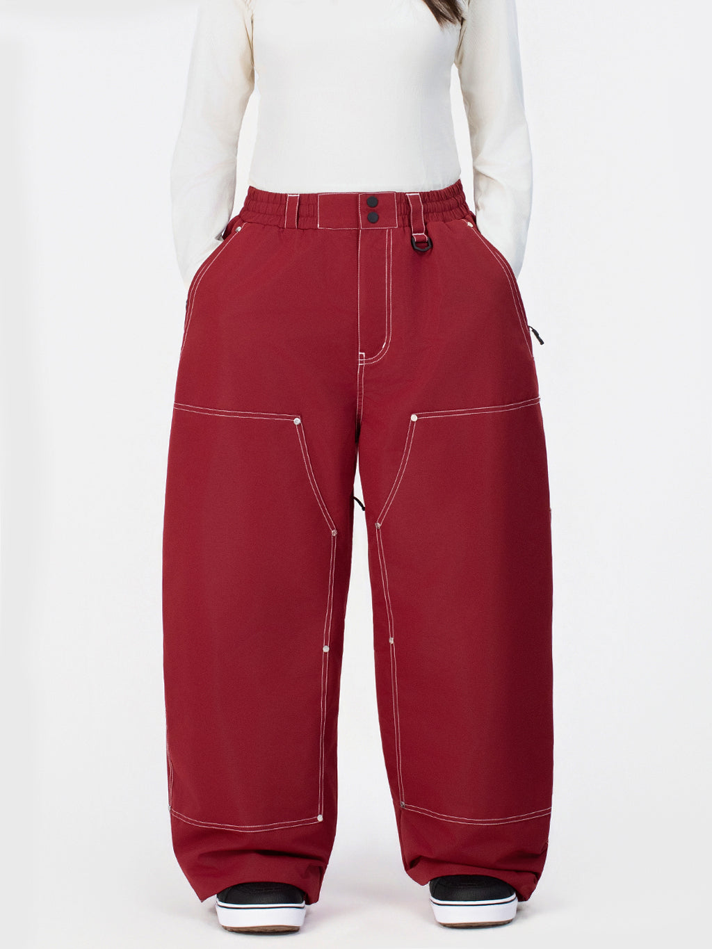 UrbanCraft Utility Freeride Baggy Snowboardhose für Damen mit verstärkten Einsätzen