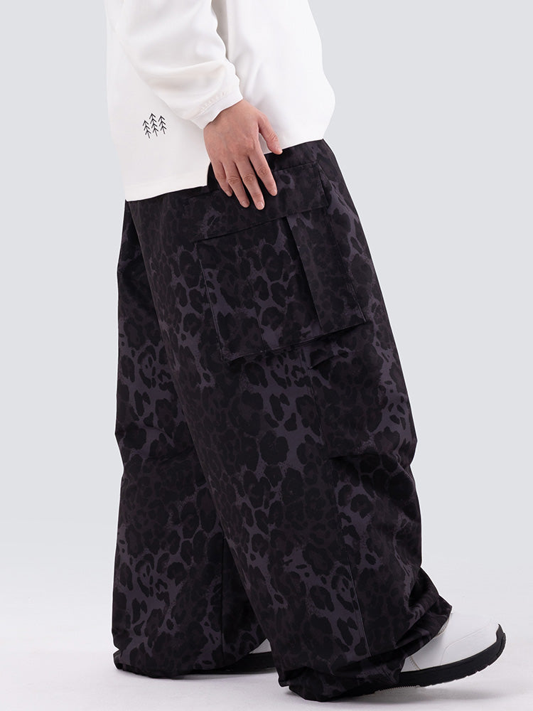 Mountain Chill Freestyle Prime Baggy Leopard Snowboardhose für Damen