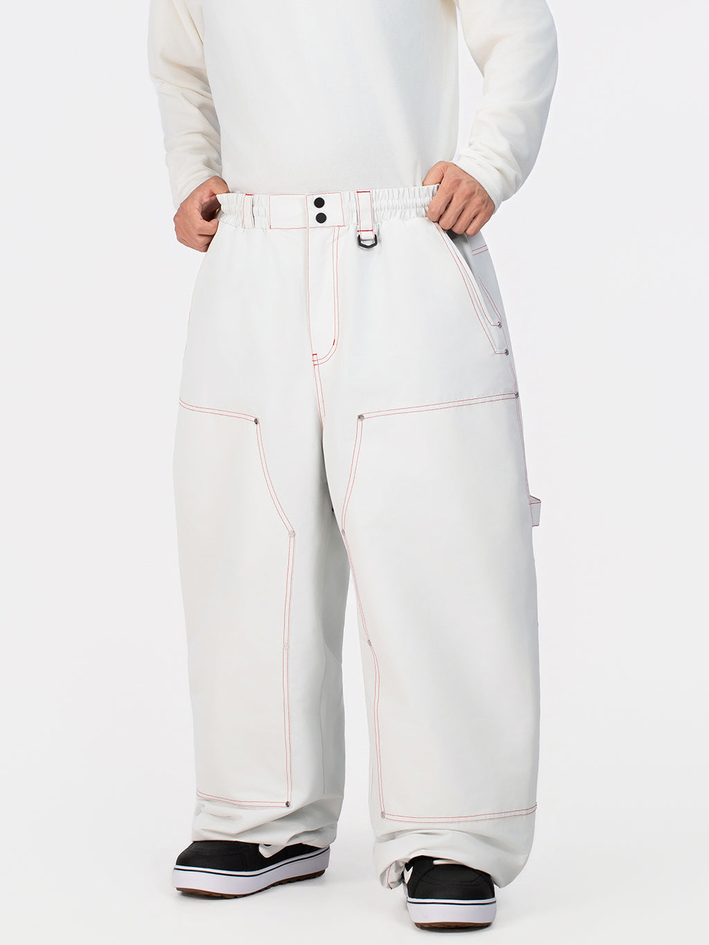 UrbanCraft Utility Freeride Baggy Snowboardhose für Herren mit verstärkten Einsätzen