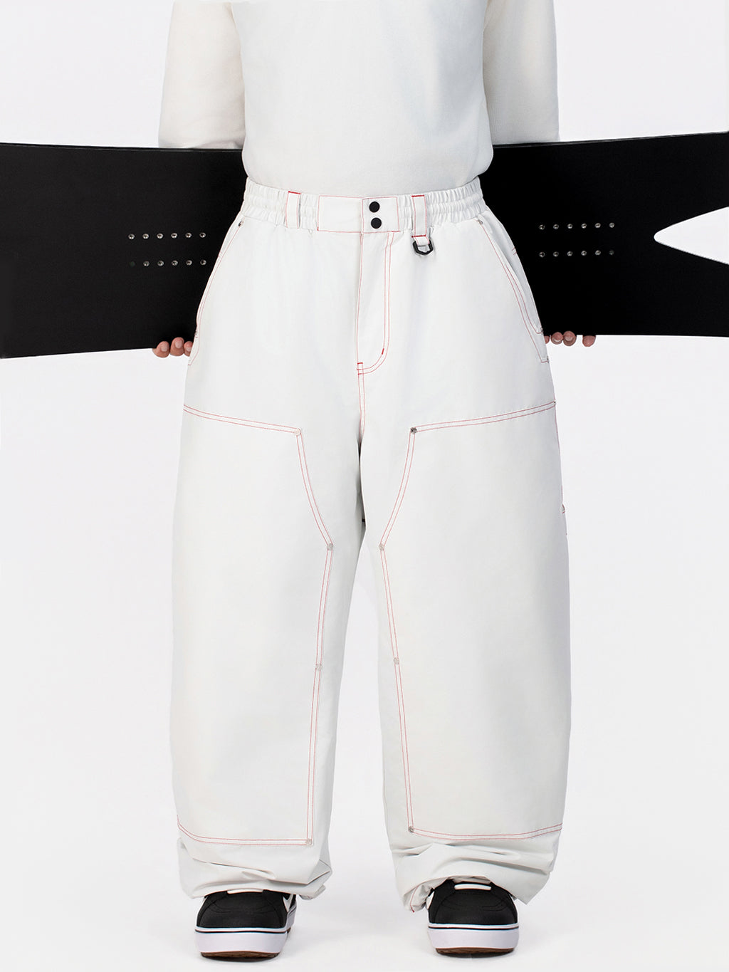 UrbanCraft Utility Freeride Baggy Snowboardhose für Herren mit verstärkten Einsätzen