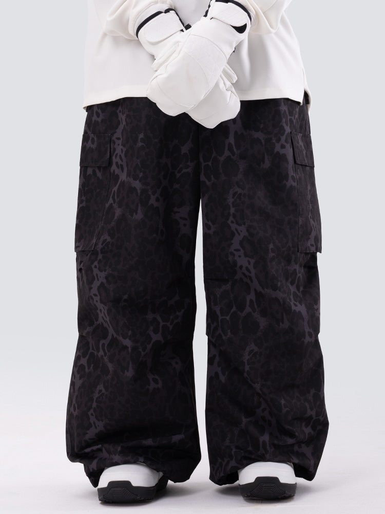 Mountain Chill Freestyle Prime Baggy Leopard Snowboardhose für Damen