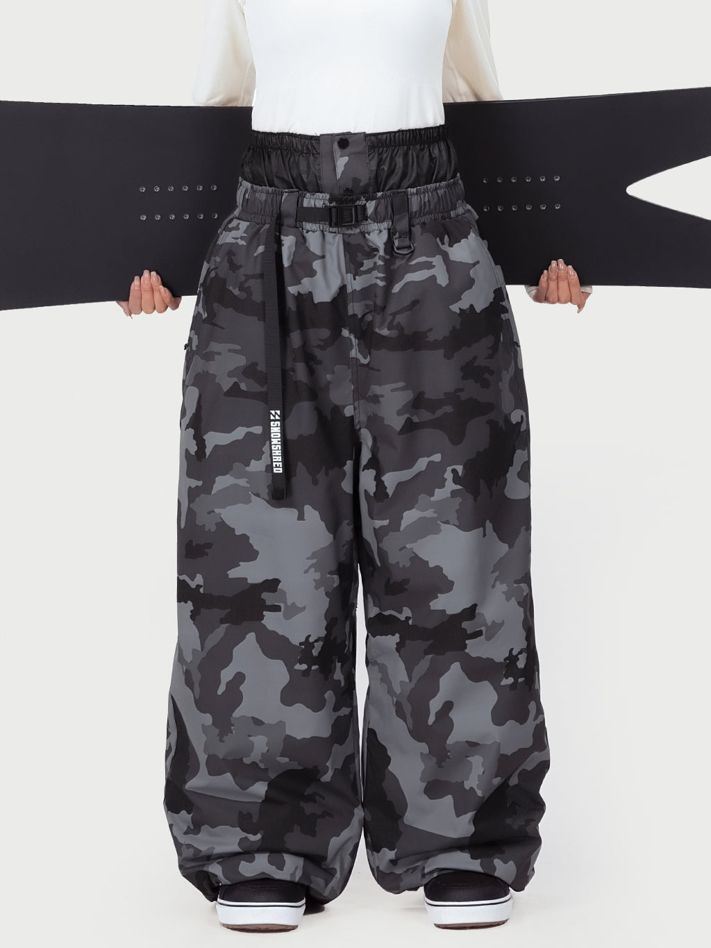 Hyper Beast Damen Strapazierfähige Allzweck-Freestyle-Schneehose im Baggy-Stil