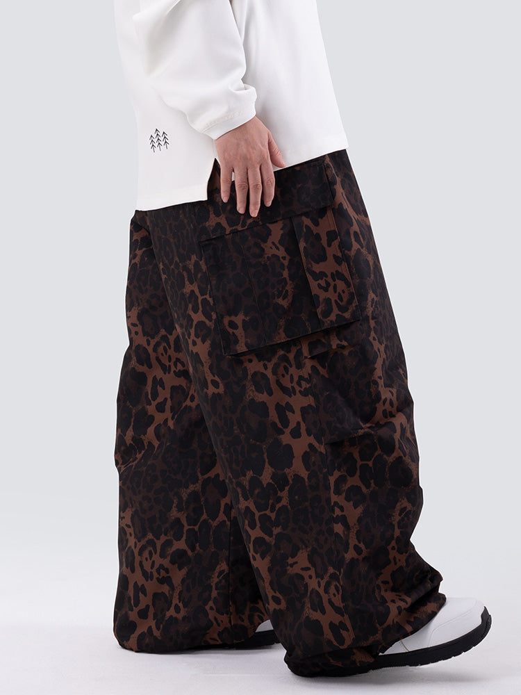 Mountain Chill Freestyle Prime Baggy Leopard Snowboardhose für Damen
