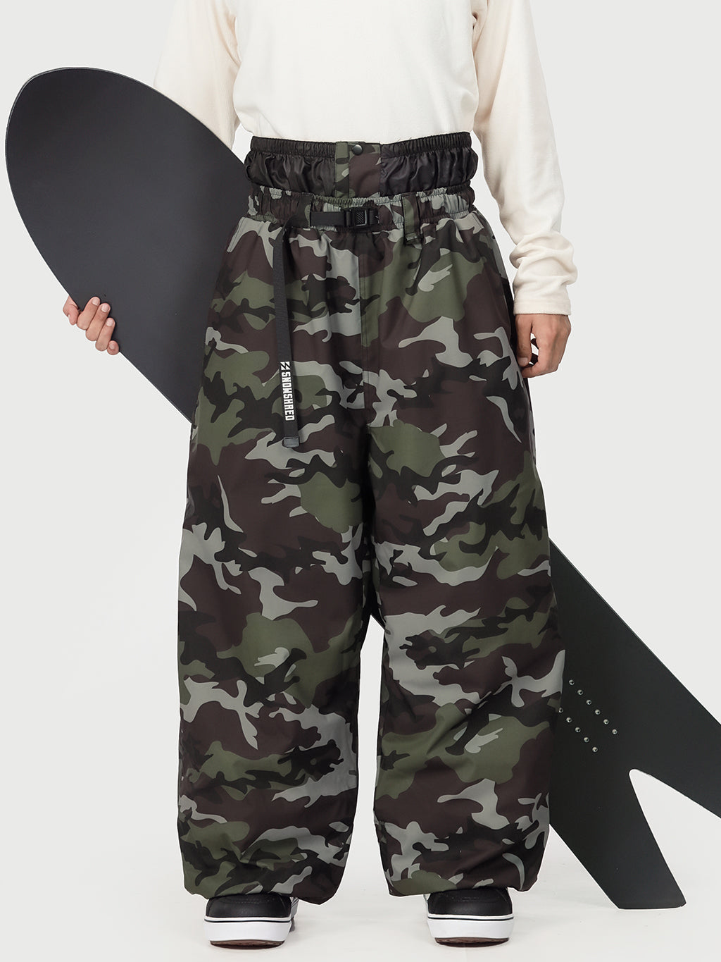Hyper Beast Herren Strapazierfähige Allzweck-Freestyle-Skihose im Baggy-Stil