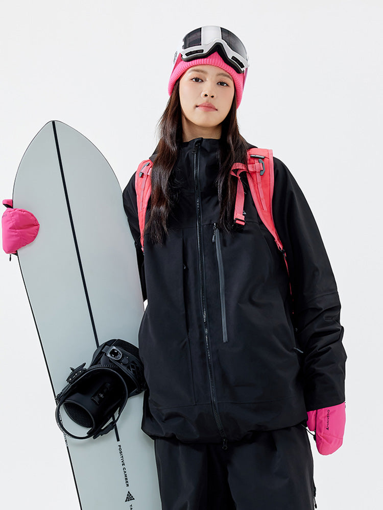 Damen-Unisex-3L-Schneejacke „Snow-Peak Baggy“ von Nandn
