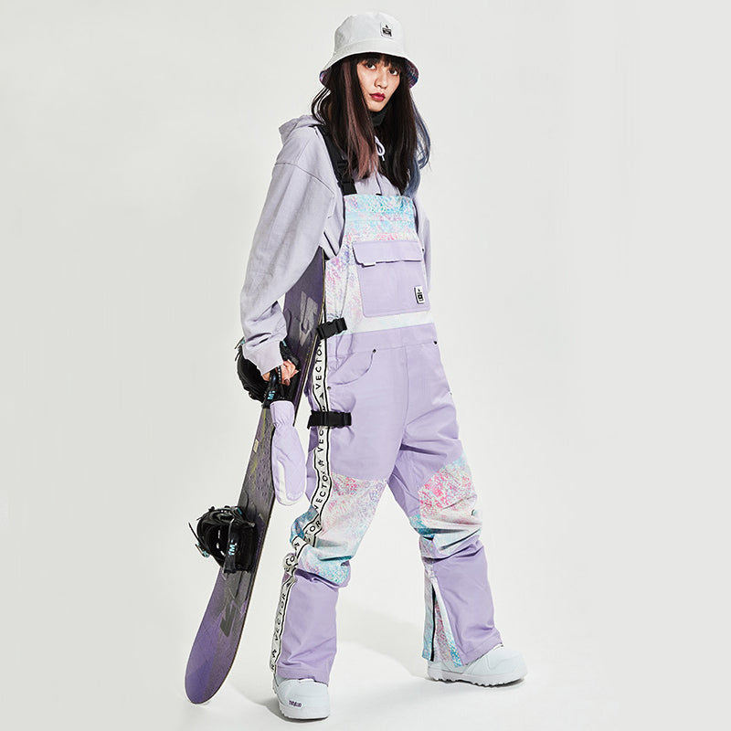 Damen Vector Mountain Queen Isolierte Latzhose, Schneehose
