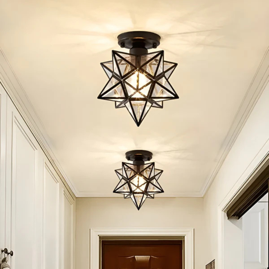 Luvano Xelio LED Deckenleuchte Stern geometrisch
