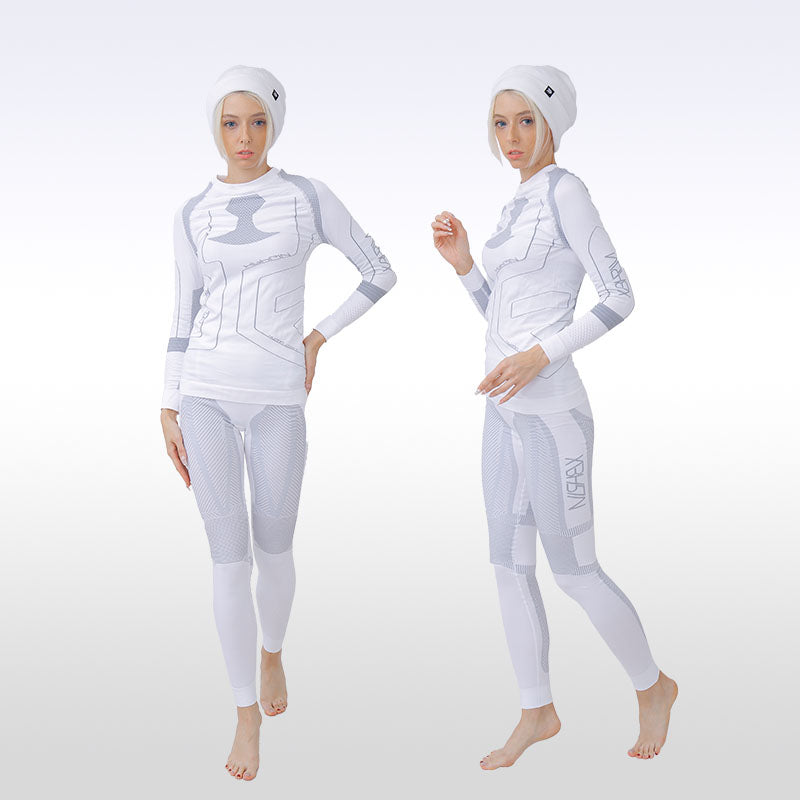 Damen Komfortables Warmes Tech Funktionelles Baselayer-Set