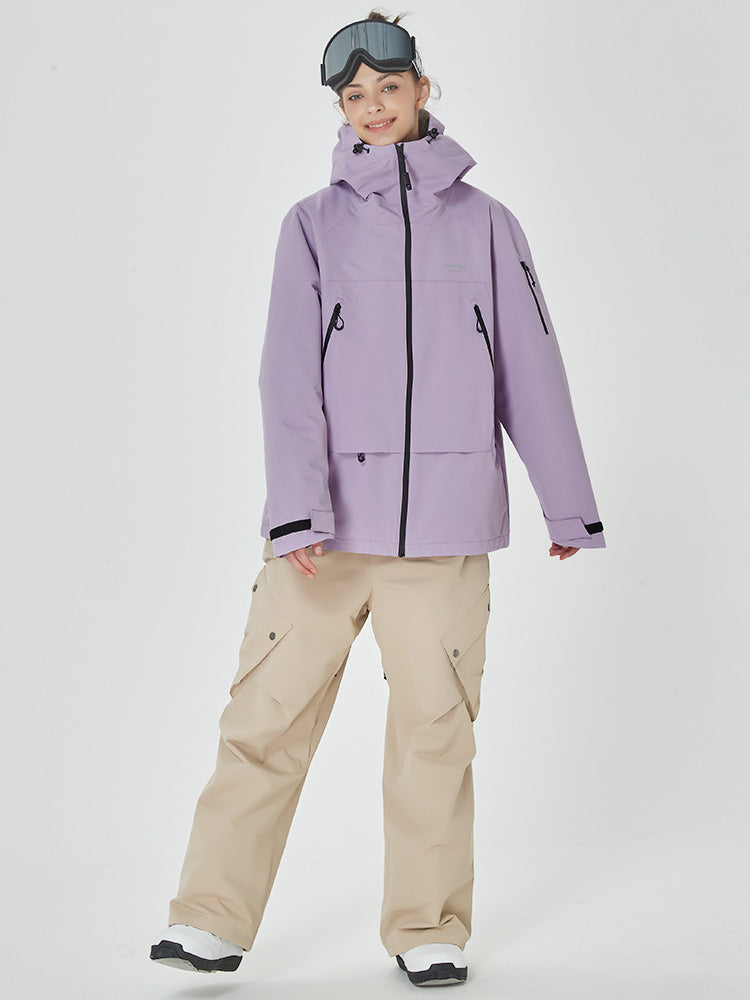 Mountain Breaker Anorakjacke für Damen mit passender Cargo-Snowboardhose