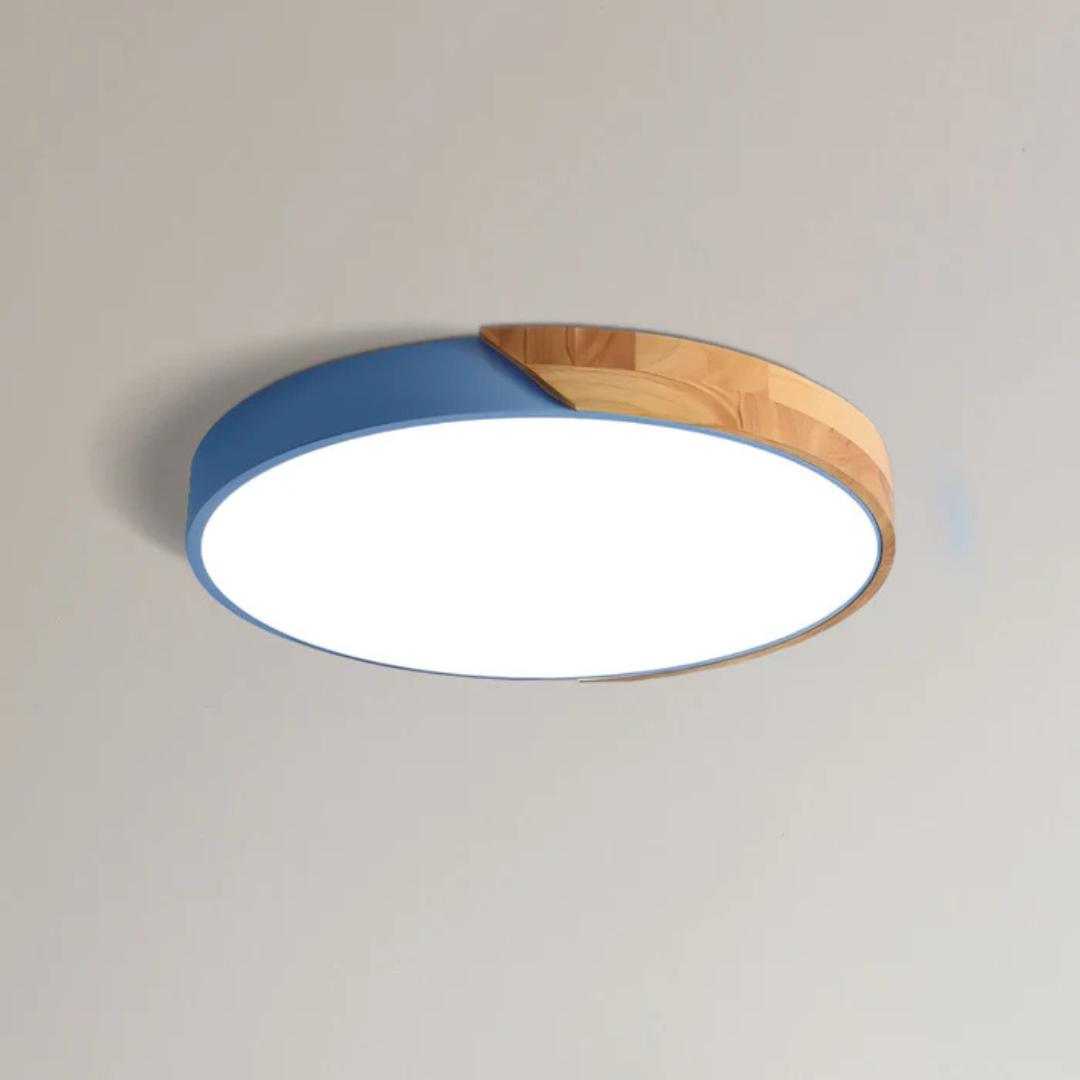 Luvano LED Deckenleuchte Holz Nordic modern