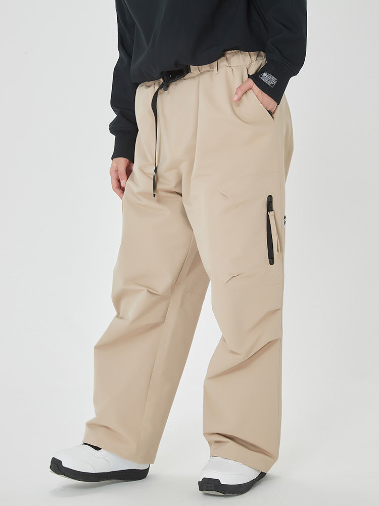 Prime Mountain Baggy-Skihose für Damen mit zwei seitlichen Cargotaschen