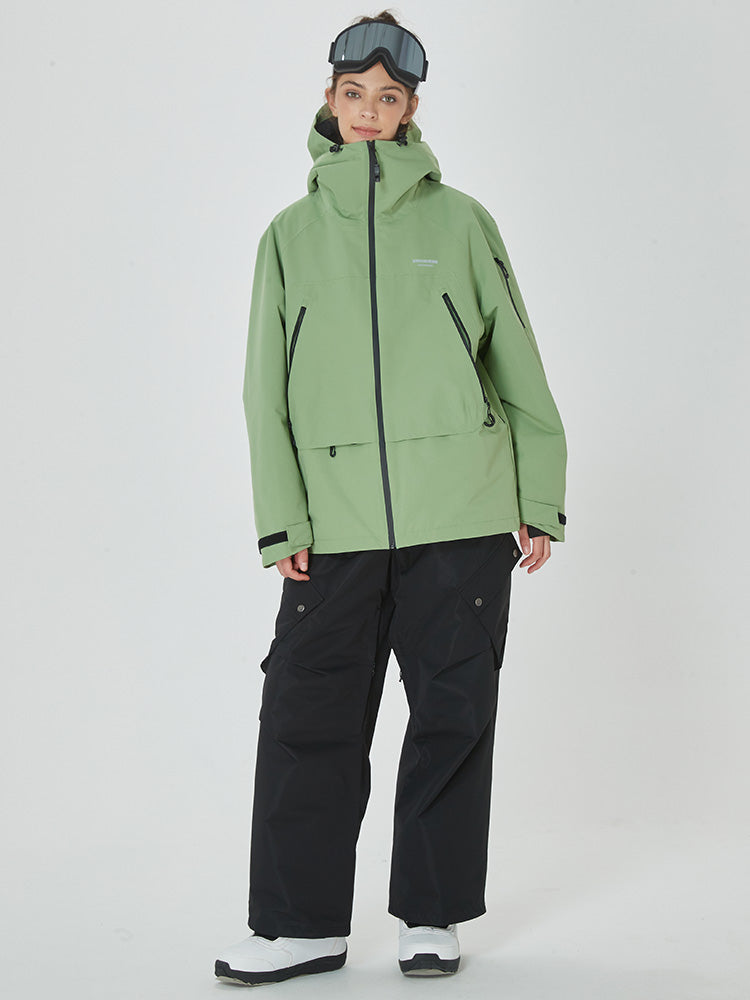 Mountain Breaker Anorakjacke für Damen mit passender Cargo-Snowboardhose
