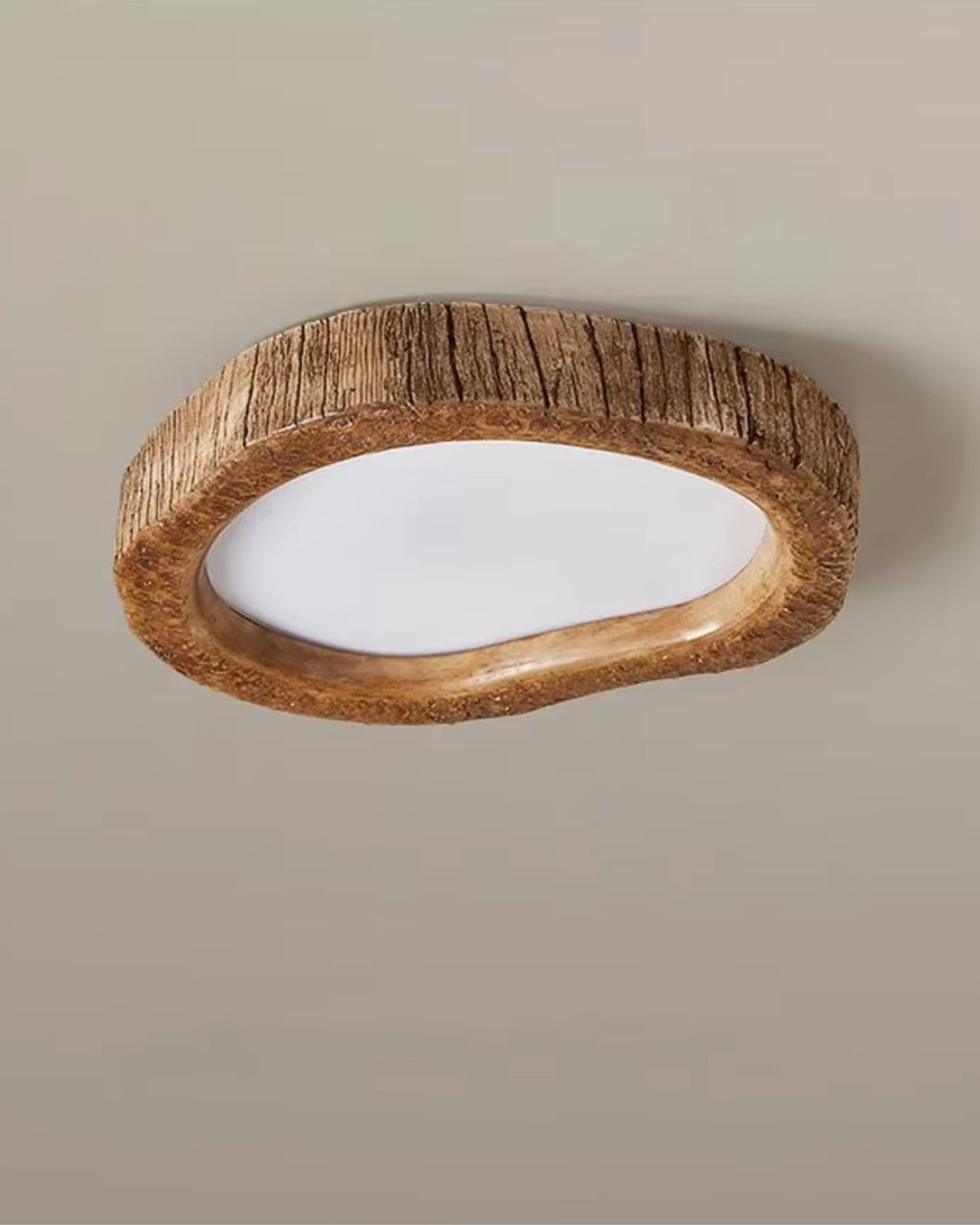 Luvano Le Halo Bois Deckenleuchte Holzoptik LED