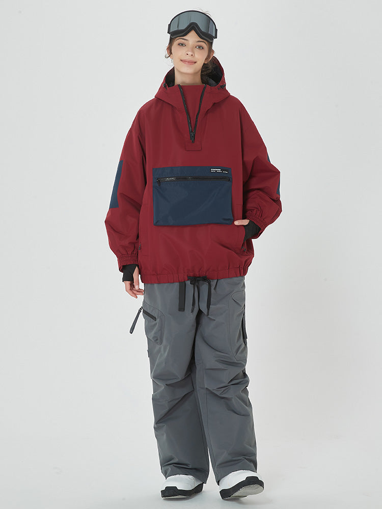 Damen Winter Bomber Schneeanzug Prime Baggy Snowboardjacke & Hose
