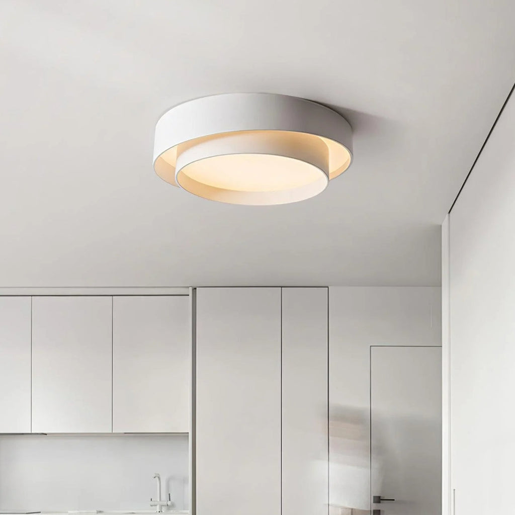 Luvano LED Deckenleuchte rund Nordic minimalistisch